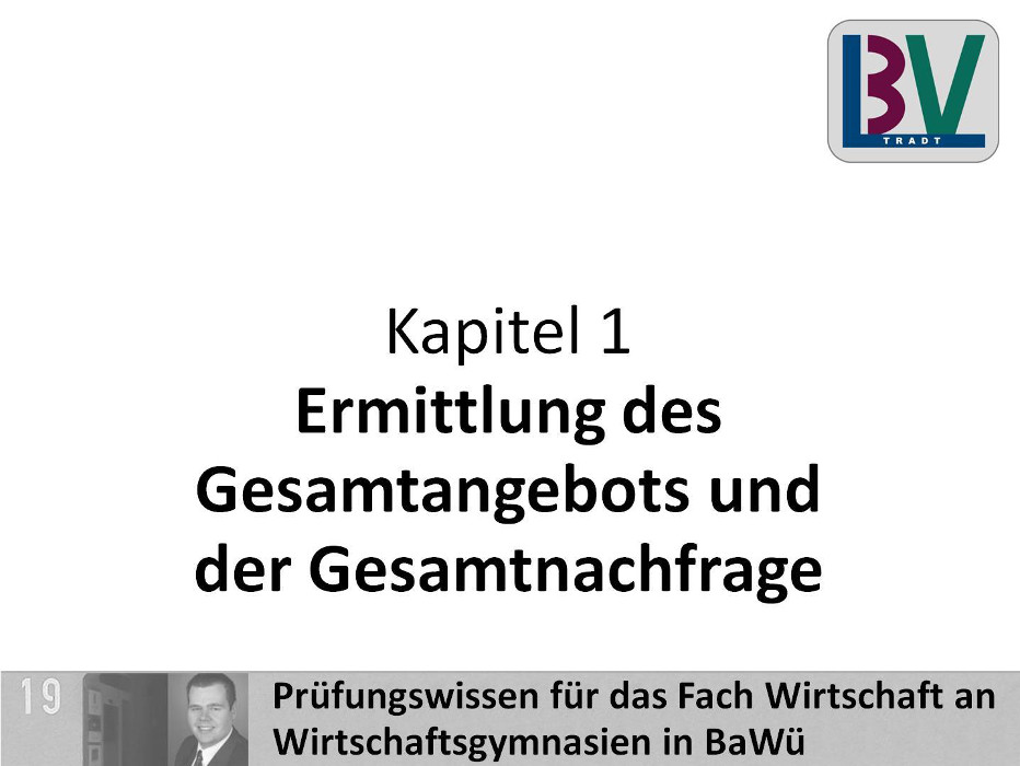 Gesamtangebot und Gesamtnachfrage [WG K01 T01b]