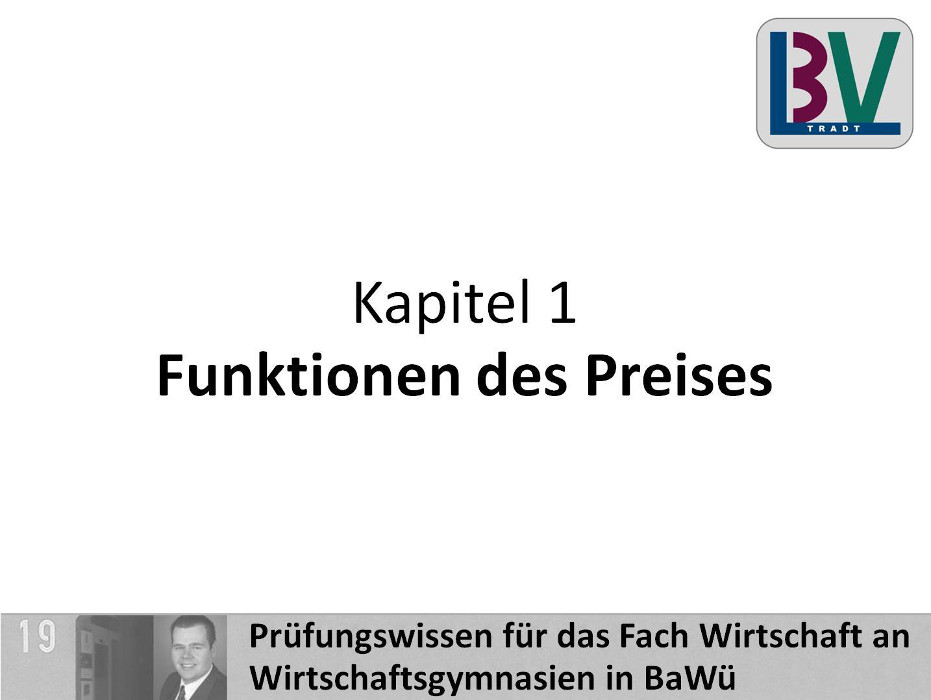 Funktionen des Preises [WG K01 T04c]