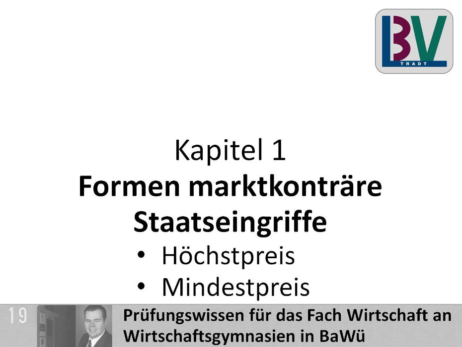 Marktkonträre Staatseingriffe [WG K01 T08]