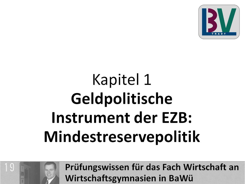 Mindestreservepolitik der EZB [WG K01 T15a]